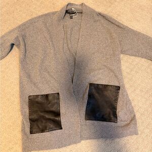 Eileen Fisher Gray Knit Cardigan